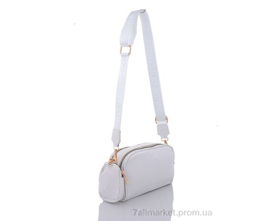 Фотография Сумка женская 2142-4 white 14*21*5 см, "David Polo" недорого оптом от прямого поставщика, изображение 2