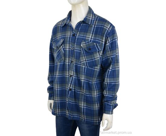 Чоловіча сорочка Весна/осінь 3317-1 mix (5 шт. р.сіткаXL-5XL) "Мир" недорого оптом від прямого постачальника, зображення 2