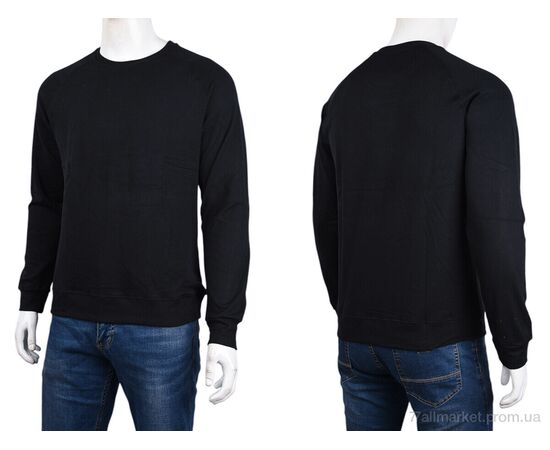 Фотография Кофта мужская Зима 3918-08-1 black (5 шт. р.сетка XL-5XL) "Мир" недорого оптом от прямого поставщика, изображение 3