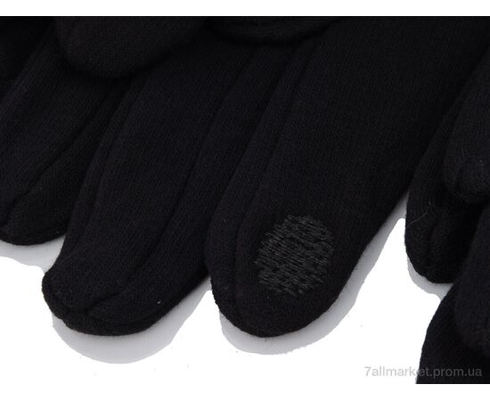 Чоловічі рукавиці Весна/осінь A1 black трикотаж (10 шт. р.сітка11-13) "KUINH" недорого оптом від прямого постачальника, зображення 2