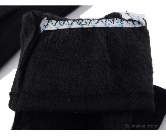 Чоловічі рукавиці Весна/осінь A1 black трикотаж (10 шт. р.сітка11-13) "KUINH" недорого оптом від прямого постачальника, зображення 3