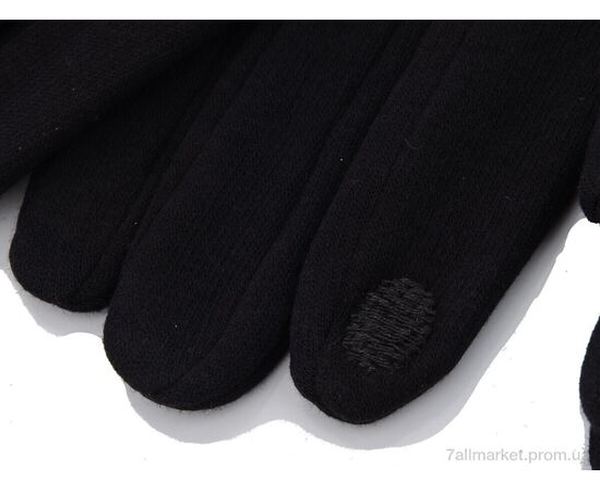 Чоловічі рукавиці Весна/осінь A5 black трикотаж (10 шт. р.сітка11-13) "KUINH" недорого оптом від прямого постачальника, зображення 2