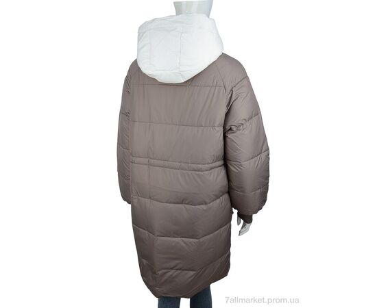 Куртка жіноча Весна/осінь 9116 coffe (4 шт. р.сіткаS-XL) "Hope" недорого оптом від прямого постачальника, зображення 3