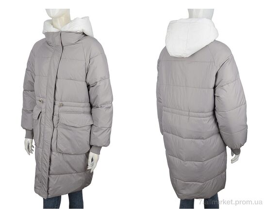 Фотография Куртка женская Весна/осень 9116 grey (4 шт. р.сетка S-XL) "Hope" недорого оптом от прямого поставщика, изображение 3