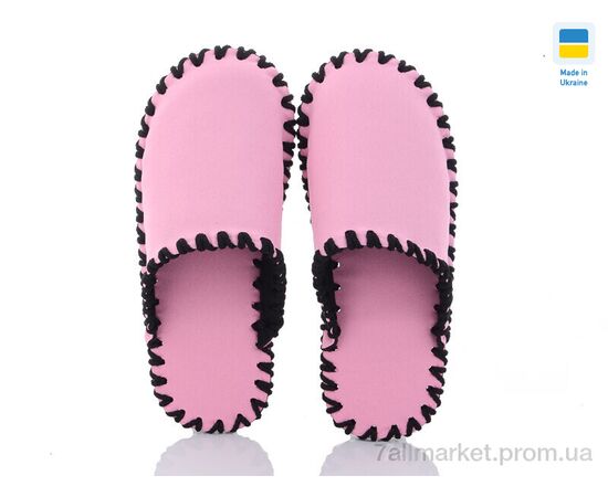Фотография Тапки женские для дома Весна/осень 417W рожевий (9 пар р.36-41) "Active" недорого оптом от прямого поставщика, изображение 2