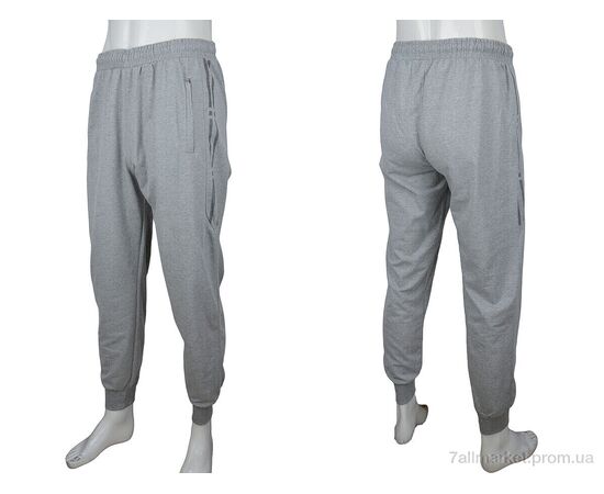 Фотография Спортивные брюки мужские Весна/осень 2146 l.grey (5 шт. р.сетка 3XL-5XL) "Red Hat" недорого оптом от прямого поставщика, изображение 3