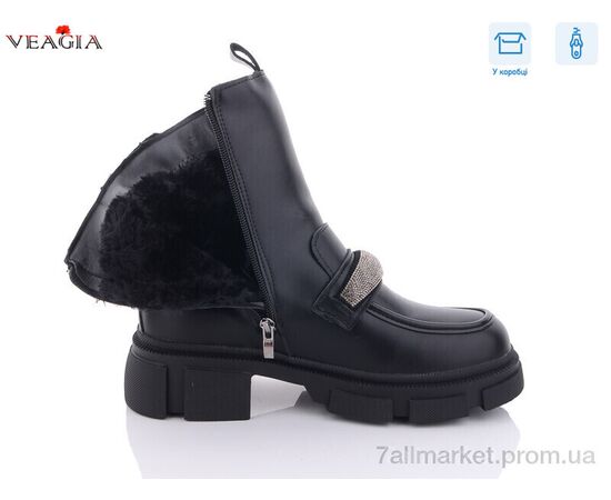 Черевики жіночі стильні Зима F891-1 (6 пар р.36-41) "Veagia-ADA" недорого оптом від прямого постачальника, зображення 2