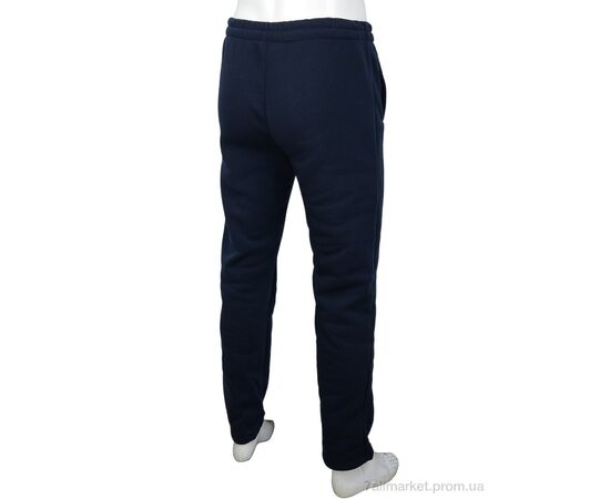 Фотография Спортивные брюки мужские Зима 07154 navy, флис (5 шт. р.сетка 52-60) "Obuvok" недорого оптом от прямого поставщика, изображение 2