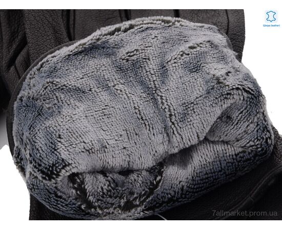 Фотография Перчатки мужские Зима S115М шкіра оленя-махра black (10 шт. р.сетка 10-12) "KUINH" недорого оптом от прямого поставщика, изображение 2