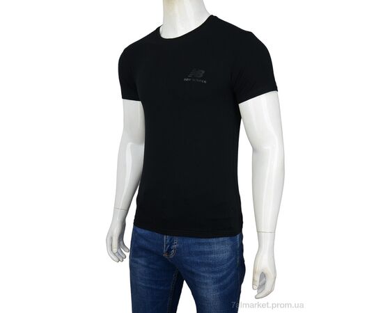 Фотография Футболка мужская Лето 795 black (3 шт. р.сетка 3XL-5XL) "Textile" недорого оптом от прямого поставщика, изображение 2