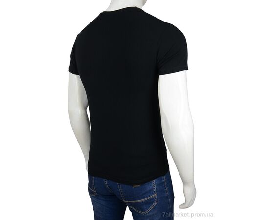 Фотография Футболка мужская Лето 795 black (3 шт. р.сетка 3XL-5XL) "Textile" недорого оптом от прямого поставщика, изображение 3