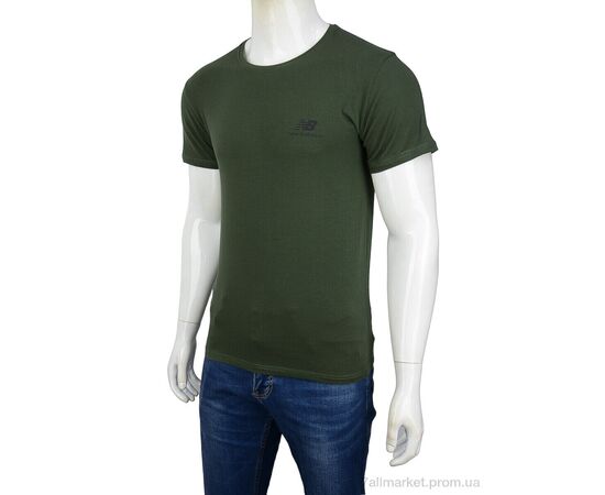 Футболка чоловіча Літо 797 khaki (3 шт. р.сітка3XL-5XL) "Textile" недорого оптом від прямого постачальника, зображення 2