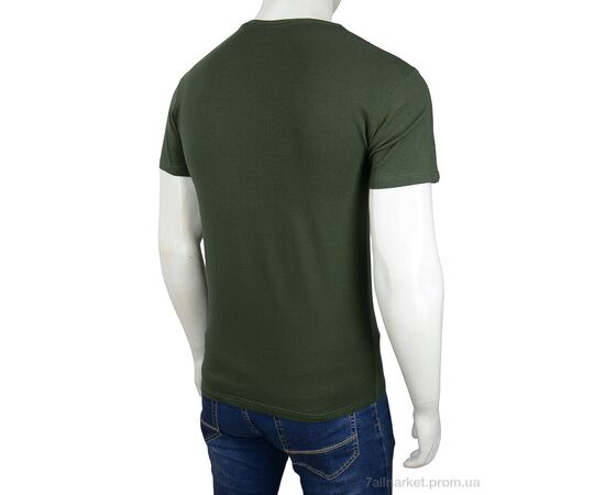 Футболка чоловіча Літо 797 khaki (3 шт. р.сітка3XL-5XL) "Textile" недорого оптом від прямого постачальника, зображення 3