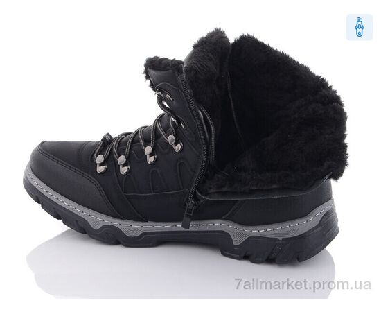 Черевики чоловічі стильні Зима MX2323 black (8 пар р.40-45) "Baolikang" недорого оптом від прямого постачальника, зображення 2 Черевики чоловічі стильні Зима MX2323 black (8 пар р.40-45) "Baolikang" недорого оптом від прямого постачальника, зображення 2