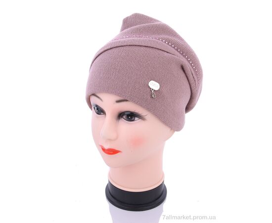 Жіноча шапка Зима Evnika mix (6 шт. р.сітка56-59) "TUZZI" недорого оптом від прямого постачальника, зображення 2