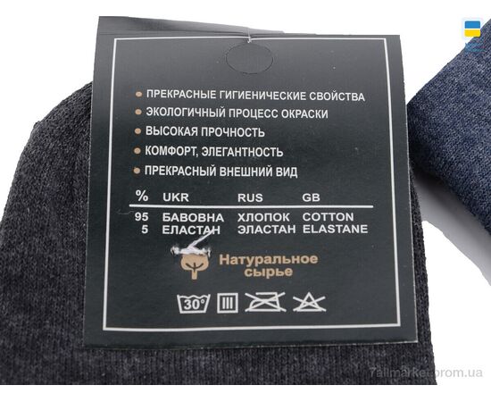 Шкарпетки для чоловіків Весна/осінь 1095 mix (12 шт. р.сітка41-42) "Textile" недорого оптом від прямого постачальника, зображення 3