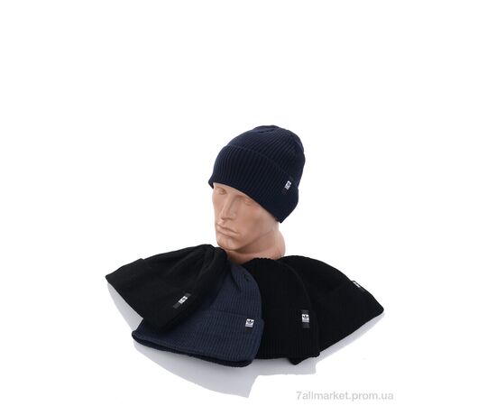 Шапка чоловіча Зима KA145 mix флис (5 шт. р.сітка52-58) "Red Hat" недорого оптом від прямого постачальника, зображення 2