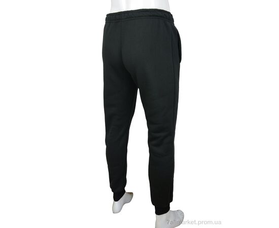Спортивні штани чоловічі Зима 07176 black, флис (5 шт. р.сітка52-60) "Obuvok" недорого оптом від прямого постачальника, зображення 2