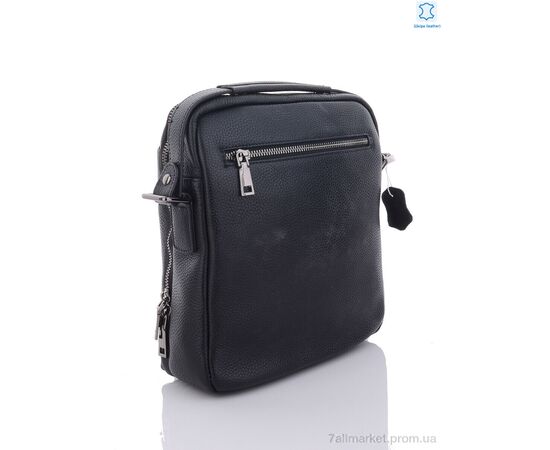 Сумка чоловіча 17622-3 black 25*22*5 см, "Sunshine bag" недорого оптом від прямого постачальника, зображення 2