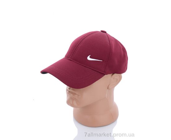 Фотография Кепка для мужчин Весна/осень Кепка трикотаж з вишивкою бордовий (3 шт. р.сетка One size) "VIOLA" недорого оптом от прямого поставщика, изображение 2