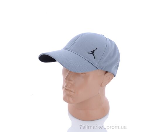 Кепка для чоловіків Весна/осінь Кепка трикотаж з вишивкою сірий (3 шт. р.сіткаOne size) "VIOLA" недорого оптом від прямого постачальника, зображення 2