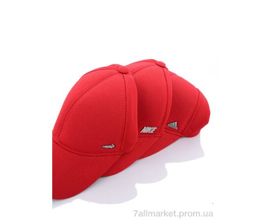 Кепка для чоловіків Весна/осінь Кепка трикотаж з залізкою червоний (3 шт. р.сіткаOne size) "VIOLA" недорого оптом від прямого постачальника, зображення 3