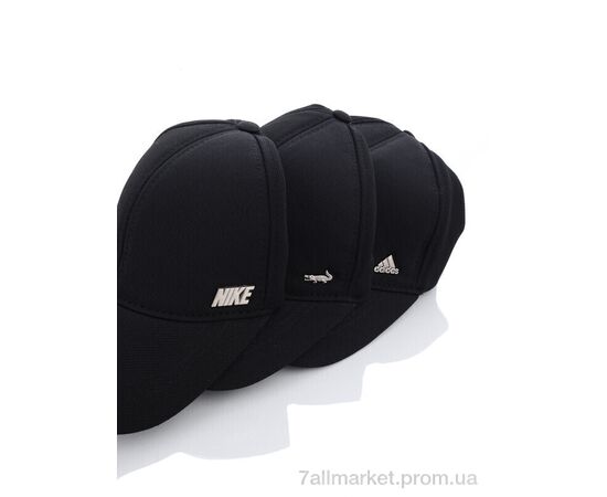 Кепка для чоловіків Весна/осінь Кепка трикотаж з залізкою чорний (3 шт. р.сіткаOne size) "VIOLA" недорого оптом від прямого постачальника, зображення 3