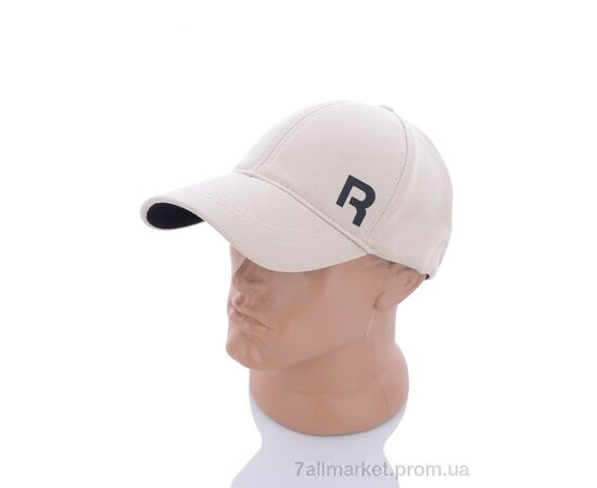 Кепка для чоловіків Весна/осінь Кепка трикотаж з накатом бежевий (3 шт. р.сіткаOne size) "VIOLA" недорого оптом від прямого постачальника, зображення 2