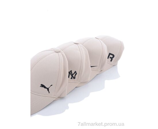 Кепка для чоловіків Весна/осінь Кепка трикотаж з накатом бежевий (3 шт. р.сіткаOne size) "VIOLA" недорого оптом від прямого постачальника, зображення 3