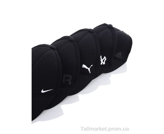 Кепка для чоловіків Весна/осінь Кепка трикотаж з накатом чорний (3 шт. р.сіткаOne size) "VIOLA" недорого оптом від прямого постачальника, зображення 3