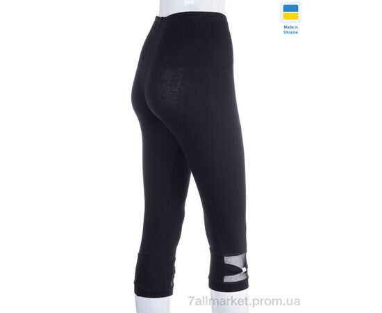 Фотография Бриджи женские Лето Бриджі бант сітка чорний норма (4 шт. р.сетка 44-50) "VIOLA" недорого оптом от прямого поставщика, изображение 2