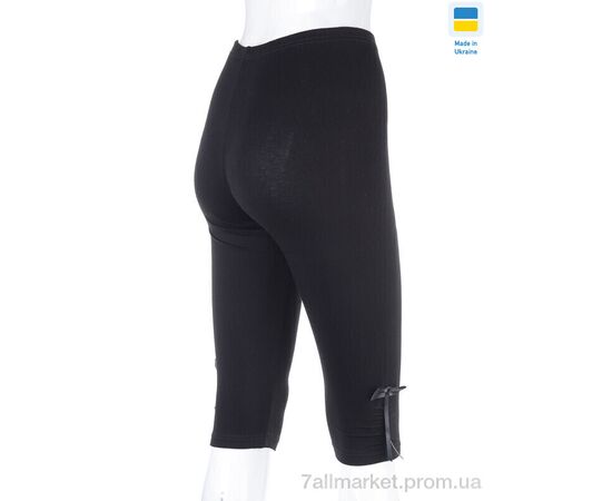 Фотография Бриджи женские Лето Бриджі атлас бант чорний супер-батал (3 шт. р.сетка 58-62) "VIOLA" недорого оптом от прямого поставщика, изображение 2