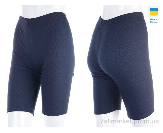 Фотография Велосипедки Лето Велотреки рубчик синій (3 шт. р.сетка 46-50) "VIOLA" недорого оптом от прямого поставщика, изображение 3