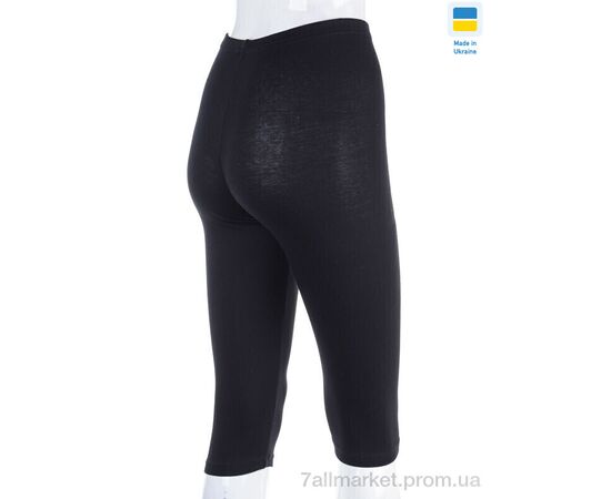 Фотография Бриджи женские Лето Бриджі віскоза чорний (4 шт. р.сетка 44-50) "VIOLA" недорого оптом от прямого поставщика, изображение 2