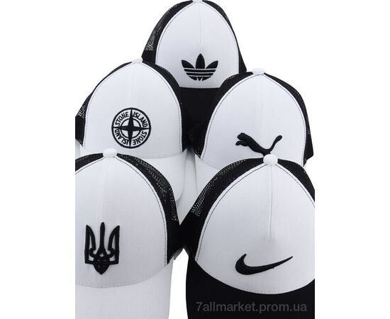 Фотография Кепка для мужчин Лето Бейсболка з сіткою та вишивкою 003 mix (3 шт. р.сетка One size) "VIOLA" недорого оптом от прямого поставщика, изображение 3