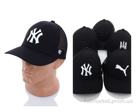 Фотография Кепка для мужчин Лето Бейсболка з сіткою та вишивкою 004 mix (3 шт. р.сетка One size) "VIOLA" недорого оптом от прямого поставщика, изображение 2