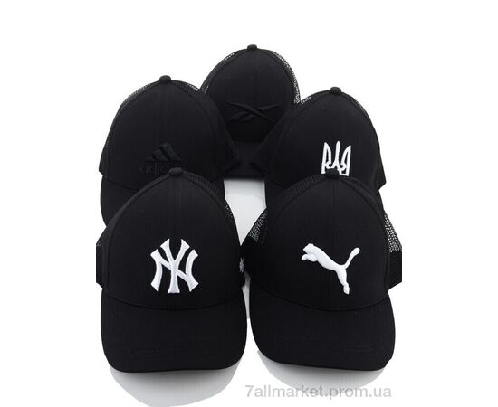 Фотография Кепка для мужчин Лето Бейсболка з сіткою та вишивкою 004 mix (3 шт. р.сетка One size) "VIOLA" недорого оптом от прямого поставщика, изображение 3