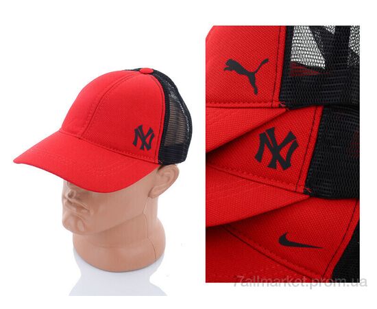 Кепка для чоловіків Літо Кепка лакоста з сіткою та накатка 005 mix (3 шт. р.сіткаOne size) "VIOLA" недорого оптом від прямого постачальника, зображення 2