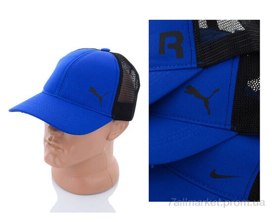 Кепка для чоловіків Літо Кепка лакоста з сіткою та накатка 006 mix (3 шт. р.сіткаOne size) "VIOLA" недорого оптом від прямого постачальника, зображення 2