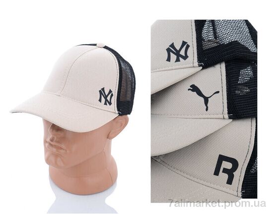 Кепка для чоловіків Літо Кепка лакоста з сіткою та накатка 007 mix (3 шт. р.сіткаOne size) "VIOLA" недорого оптом від прямого постачальника, зображення 2