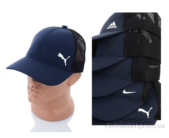 Кепка для чоловіків Літо Кепка лакоста з сіткою та накатка 008 mix (3 шт. р.сіткаOne size) "VIOLA" недорого оптом від прямого постачальника, зображення 2