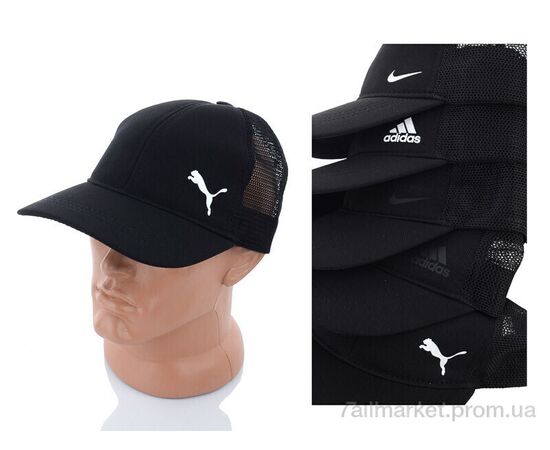 Кепка для чоловіків Літо Кепка лакоста з сіткою та накатка 009 mix (3 шт. р.сіткаOne size) "VIOLA" недорого оптом від прямого постачальника, зображення 2