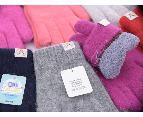 Рукавички для дітей Весна/осінь 3851 S mix (12 шт. р.сітка5-8) "KUINH" недорого оптом від прямого постачальника, зображення 2 Рукавички для дітей Весна/осінь 3851 S mix (12 шт. р.сітка5-8) "KUINH" недорого оптом від прямого постачальника, зображення 2