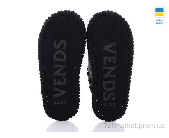 Фотография Тапки детские домашние Весна/осень 024 сірий (9 пар р.30-35) "Active" недорого оптом от прямого поставщика, изображение 3
