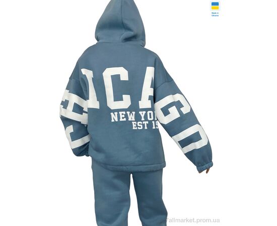 Спортивный костюм женский Весна/осень 00266 сіро-голубий (3 шт. р.сетка M-XL) "Kram" недорого оптом от прямого поставщика, изображение 2 Фотография Спортивный костюм женский Весна/осень 00266 сіро-голубий (3 шт. р.сетка M-XL) "Kram" недорого оптом от прямого поставщика, изображение 2