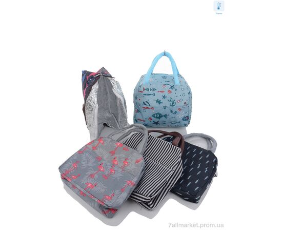 Жіноча сумка XT250 mix термо 19*22*13 см, "HOROSO HOME" недорого оптом від прямого постачальника, зображення 2 Жіноча сумка XT250 mix термо 19*22*13 см, "HOROSO HOME" недорого оптом від прямого постачальника, зображення 2