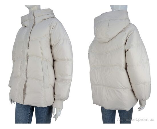 Фотография Куртка женская Зима 9122 beige-5 (5 шт. р.сетка S-2XL) "Hope" недорого оптом от прямого поставщика, изображение 3