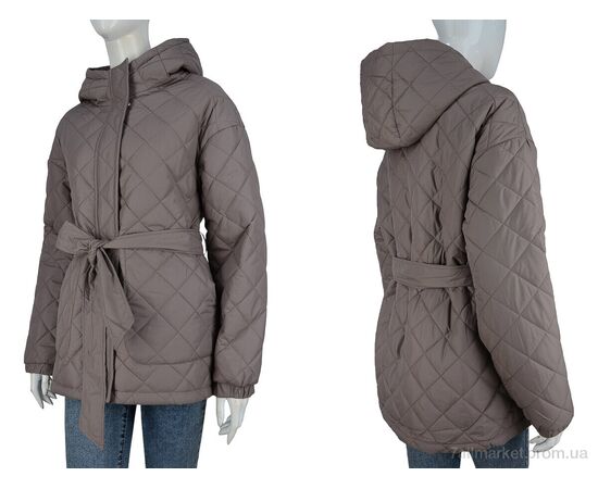 Куртка женская Весна/осень 1366 brown (4 шт. р.сетка M-2XL) "Hope" недорого оптом от прямого поставщика, изображение 3 Фотография Куртка женская Весна/осень 1366 brown (4 шт. р.сетка M-2XL) "Hope" недорого оптом от прямого поставщика, изображение 3