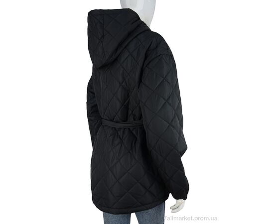 Куртка женская Весна/осень 1366 black (4 шт. р.сетка M-2XL) "Hope" недорого оптом от прямого поставщика, изображение 2 Фотография Куртка женская Весна/осень 1366 black (4 шт. р.сетка M-2XL) "Hope" недорого оптом от прямого поставщика, изображение 2