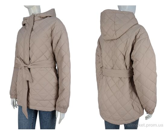 Куртка женская Весна/осень 1366 beige (4 шт. р.сетка M-2XL) "Hope" недорого оптом от прямого поставщика, изображение 3 Фотография Куртка женская Весна/осень 1366 beige (4 шт. р.сетка M-2XL) "Hope" недорого оптом от прямого поставщика, изображение 3